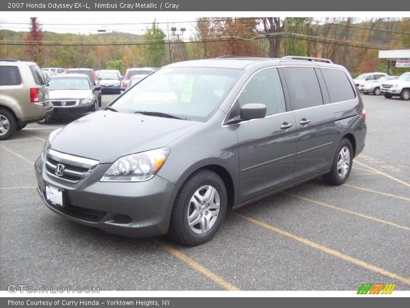 Nimbus Gray Metallic / Gray 2007 Honda Odyssey EX-L
