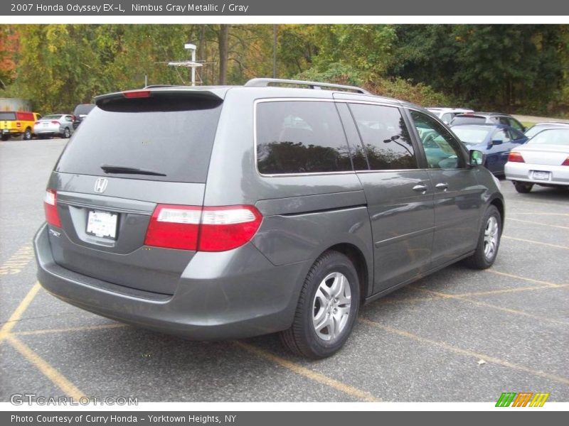 Nimbus Gray Metallic / Gray 2007 Honda Odyssey EX-L