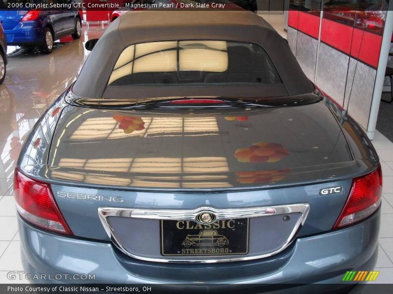 Magnesium Pearl / Dark Slate Gray 2006 Chrysler Sebring GTC Convertible