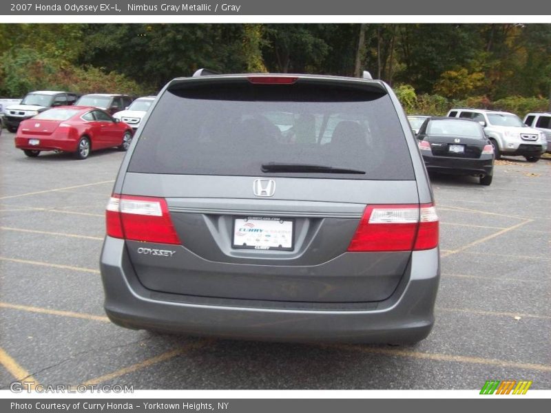 Nimbus Gray Metallic / Gray 2007 Honda Odyssey EX-L