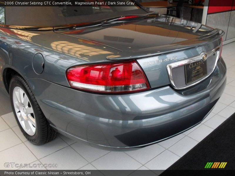 Magnesium Pearl / Dark Slate Gray 2006 Chrysler Sebring GTC Convertible