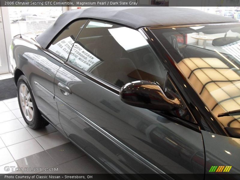 Magnesium Pearl / Dark Slate Gray 2006 Chrysler Sebring GTC Convertible