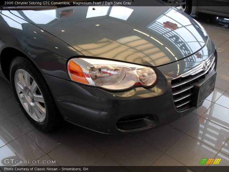 Magnesium Pearl / Dark Slate Gray 2006 Chrysler Sebring GTC Convertible