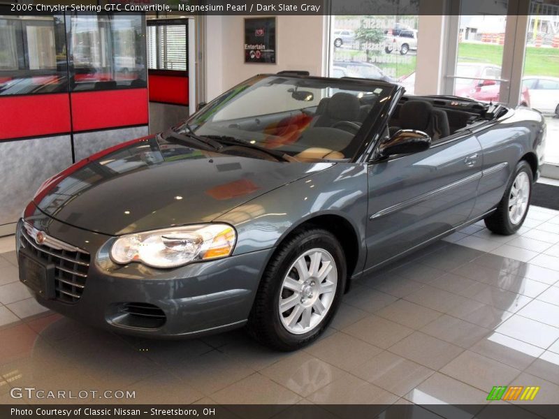 Magnesium Pearl / Dark Slate Gray 2006 Chrysler Sebring GTC Convertible
