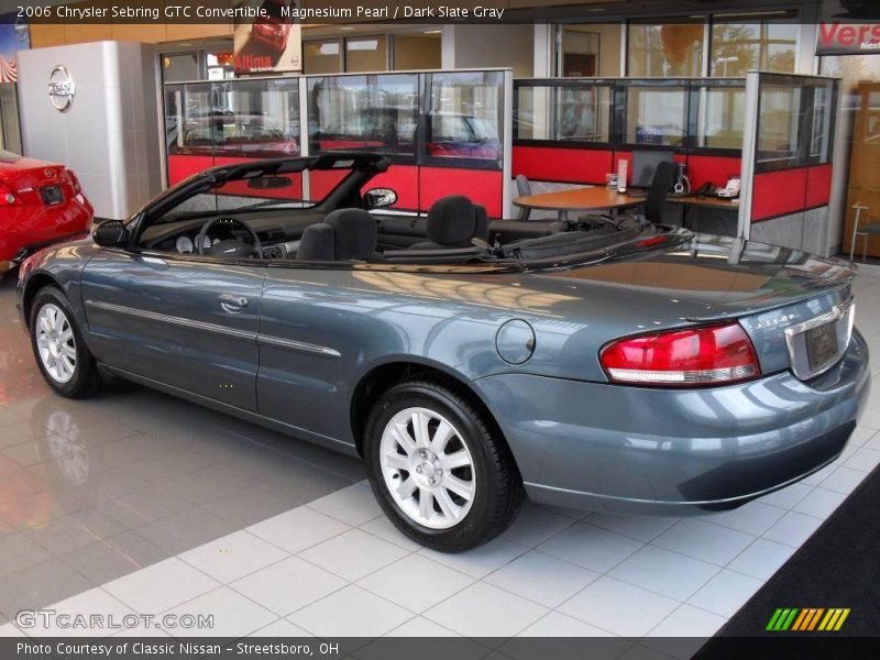Magnesium Pearl / Dark Slate Gray 2006 Chrysler Sebring GTC Convertible