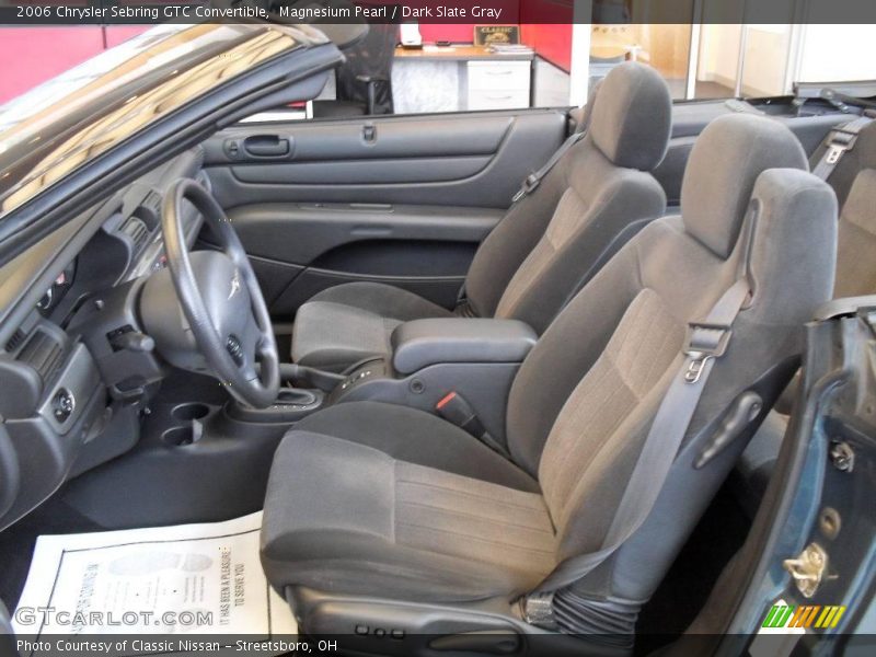 Magnesium Pearl / Dark Slate Gray 2006 Chrysler Sebring GTC Convertible