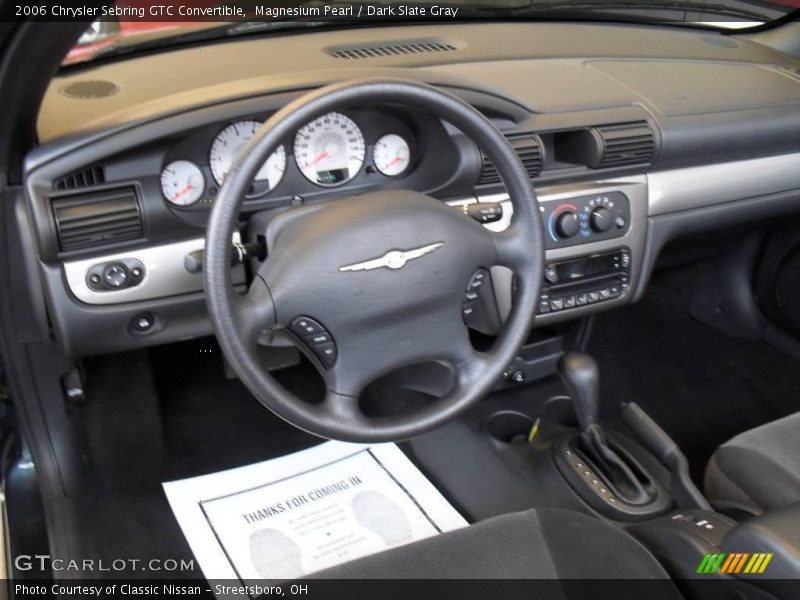 Magnesium Pearl / Dark Slate Gray 2006 Chrysler Sebring GTC Convertible
