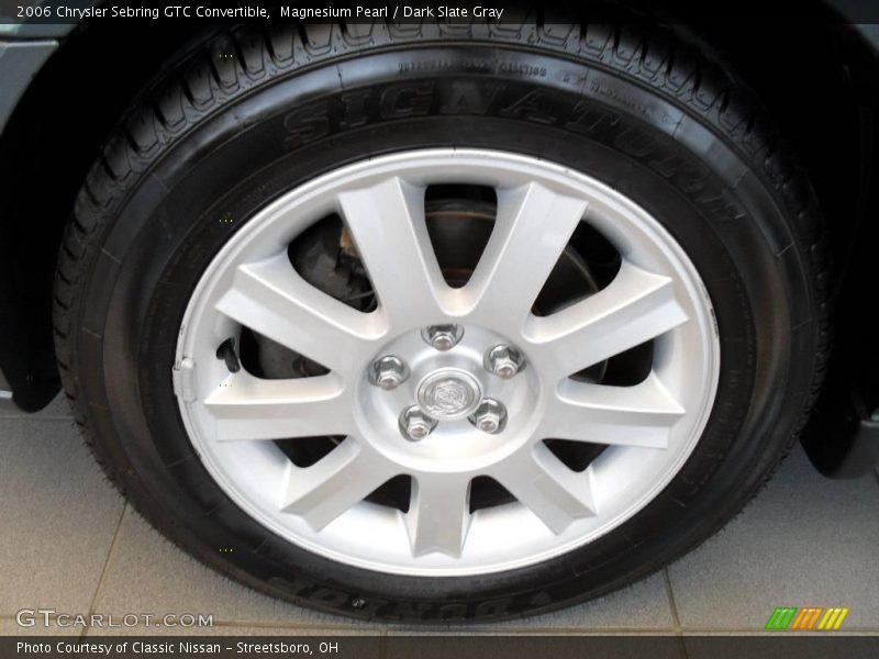 Magnesium Pearl / Dark Slate Gray 2006 Chrysler Sebring GTC Convertible