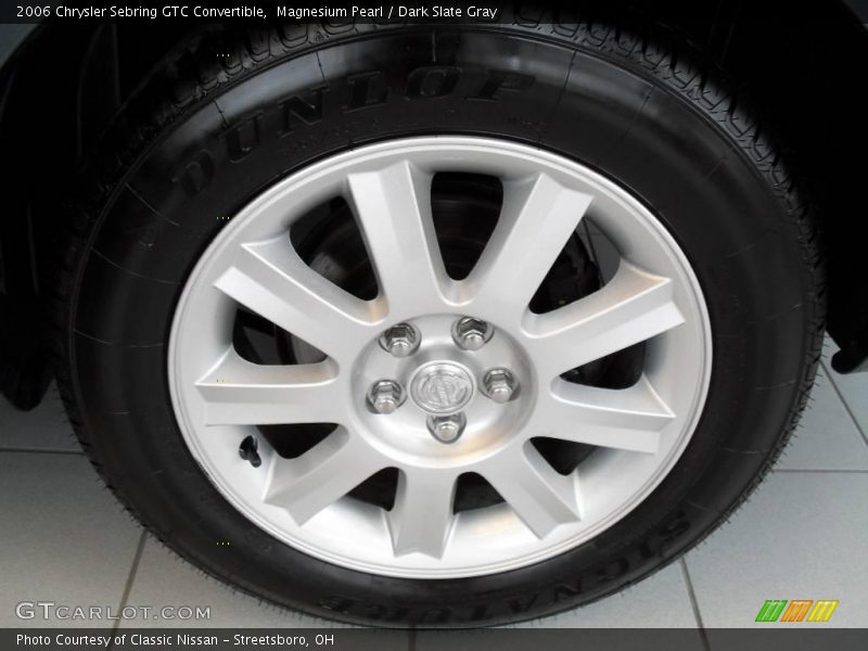 Magnesium Pearl / Dark Slate Gray 2006 Chrysler Sebring GTC Convertible