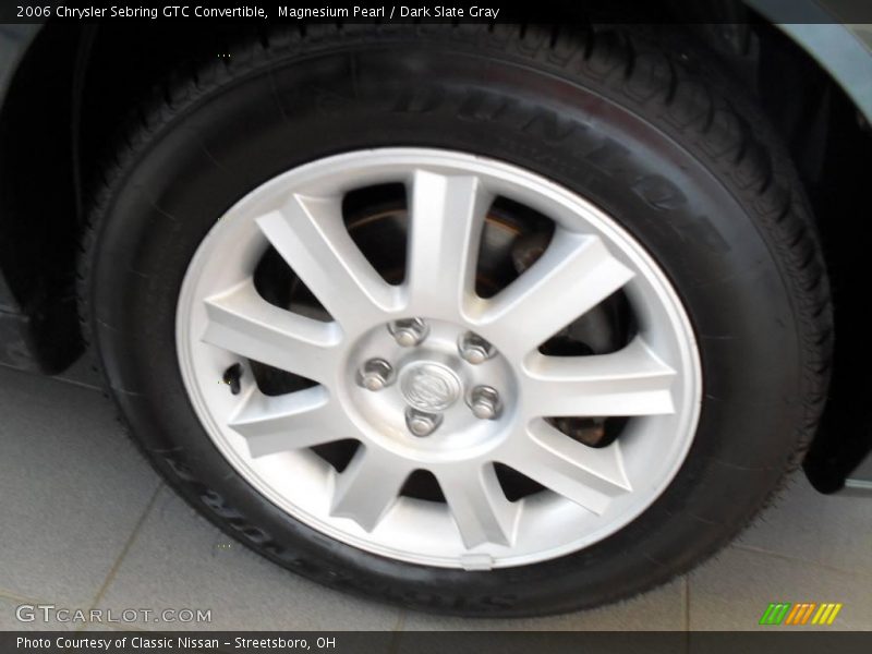 Magnesium Pearl / Dark Slate Gray 2006 Chrysler Sebring GTC Convertible