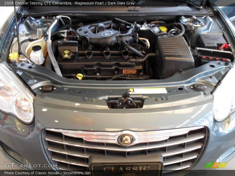 Magnesium Pearl / Dark Slate Gray 2006 Chrysler Sebring GTC Convertible