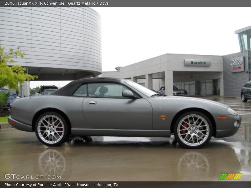 Quartz Metallic / Dove 2006 Jaguar XK XKR Convertible