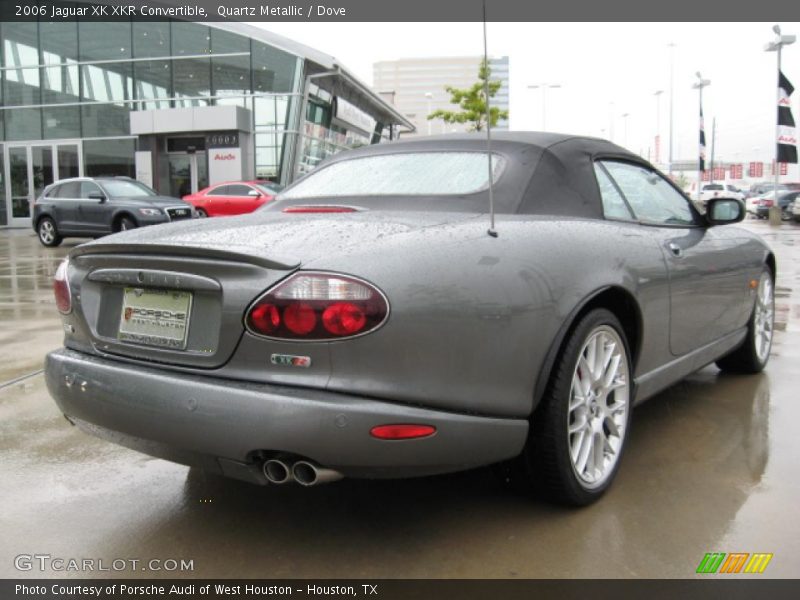 Quartz Metallic / Dove 2006 Jaguar XK XKR Convertible
