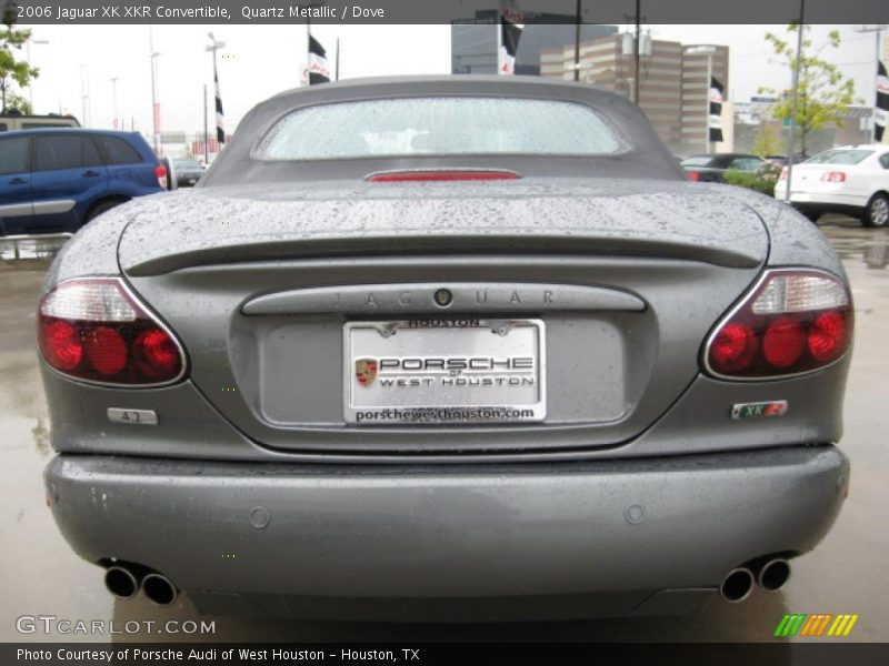 Quartz Metallic / Dove 2006 Jaguar XK XKR Convertible