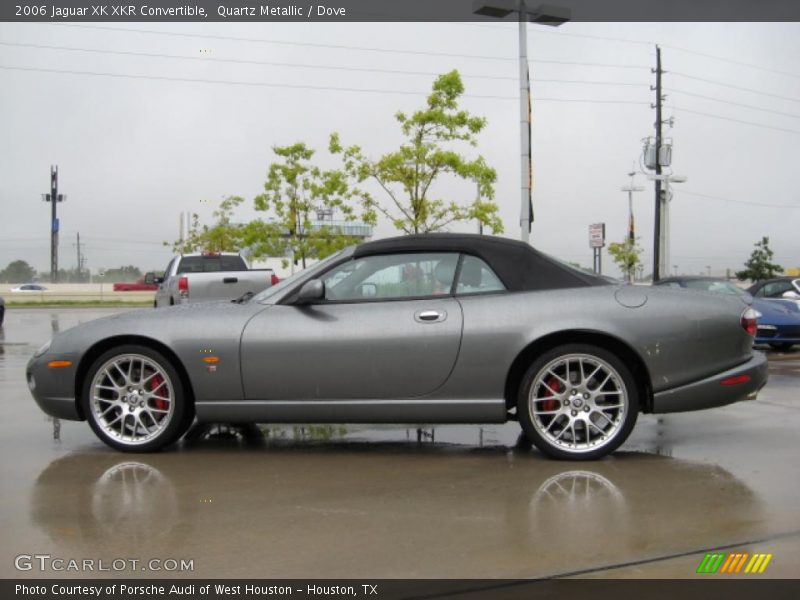 Quartz Metallic / Dove 2006 Jaguar XK XKR Convertible