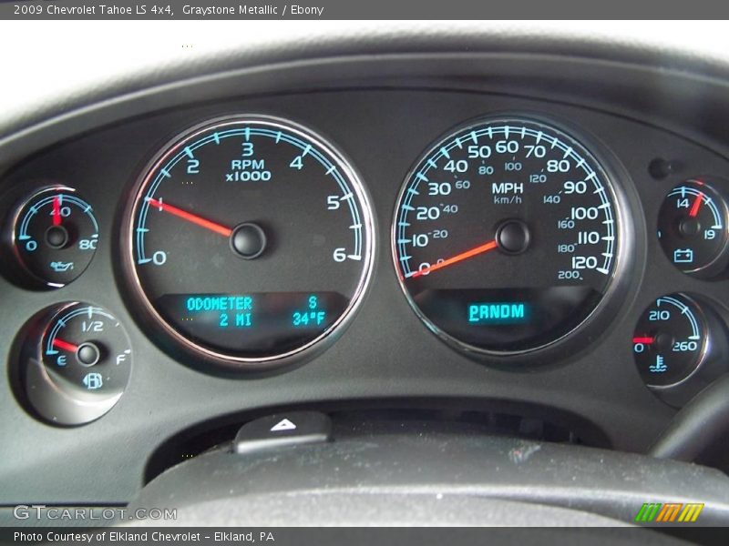 Graystone Metallic / Ebony 2009 Chevrolet Tahoe LS 4x4