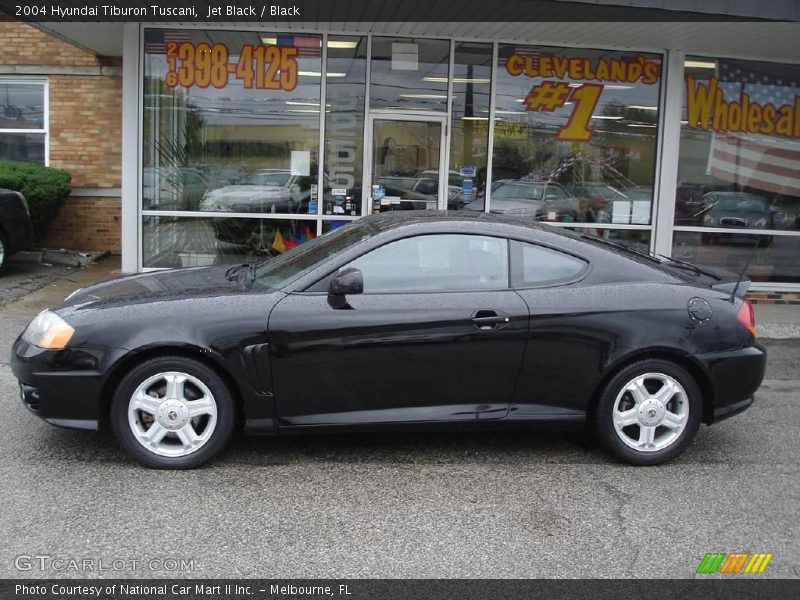 Jet Black / Black 2004 Hyundai Tiburon Tuscani