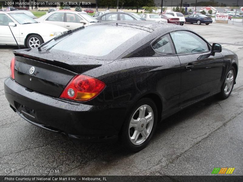 Jet Black / Black 2004 Hyundai Tiburon Tuscani