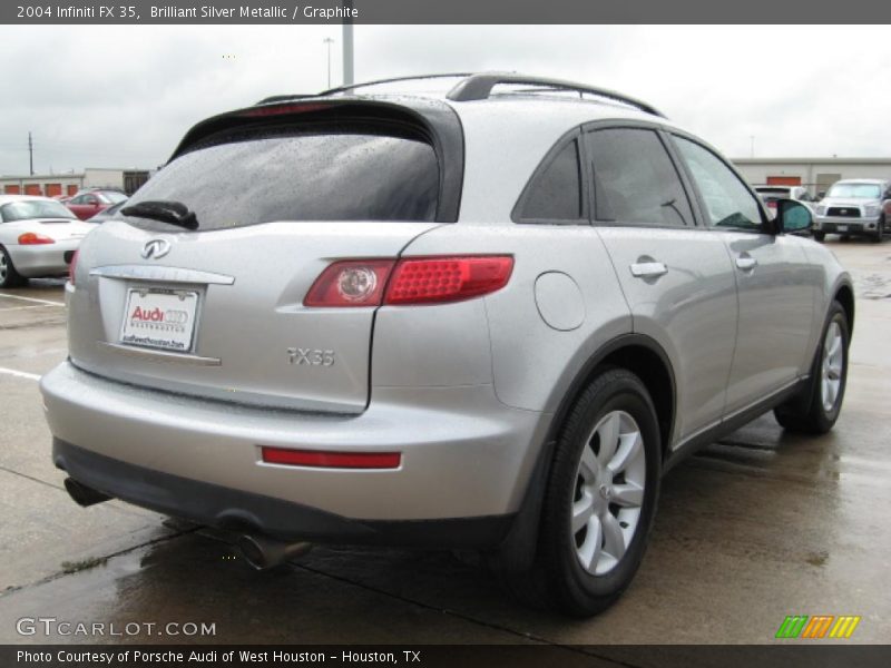 Brilliant Silver Metallic / Graphite 2004 Infiniti FX 35