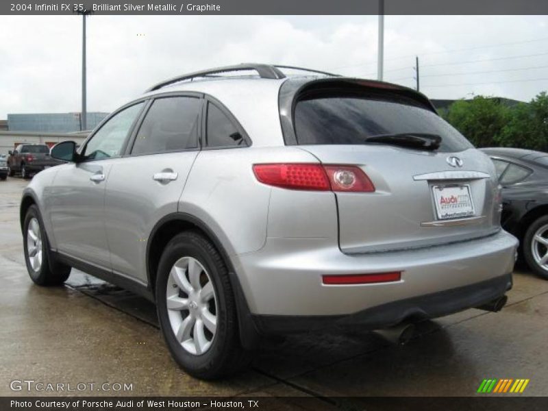 Brilliant Silver Metallic / Graphite 2004 Infiniti FX 35