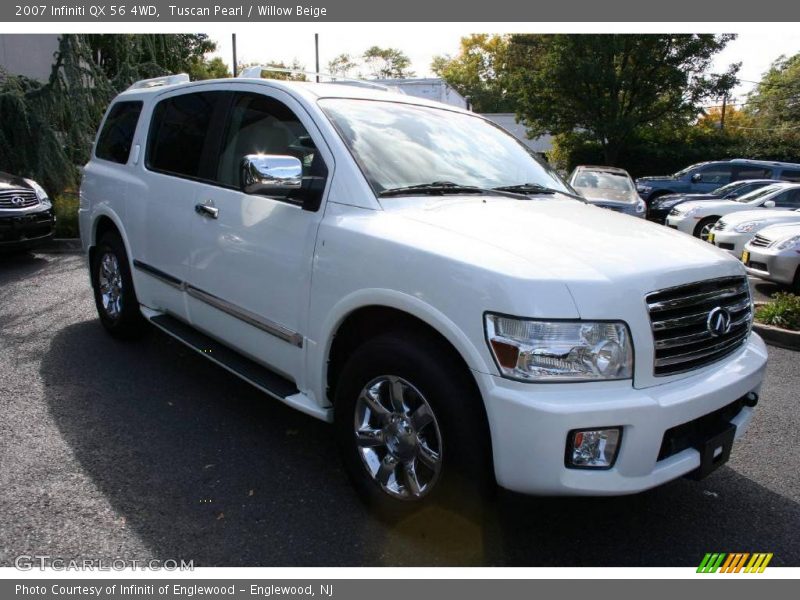 Tuscan Pearl / Willow Beige 2007 Infiniti QX 56 4WD
