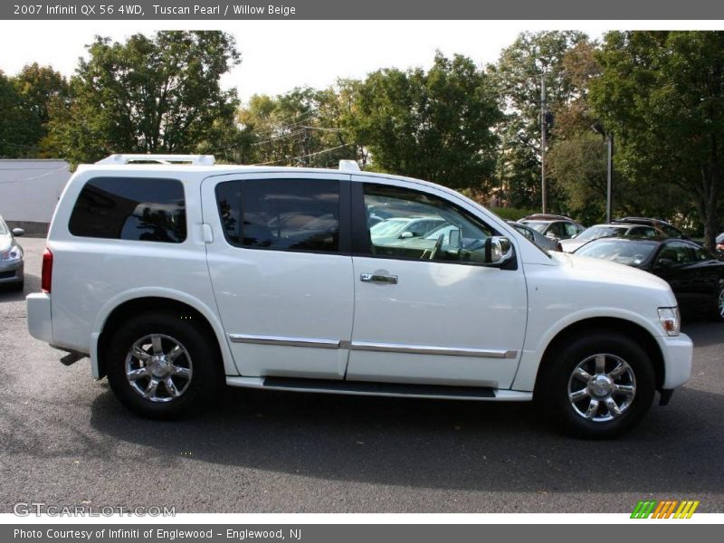 Tuscan Pearl / Willow Beige 2007 Infiniti QX 56 4WD