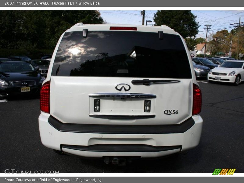 Tuscan Pearl / Willow Beige 2007 Infiniti QX 56 4WD