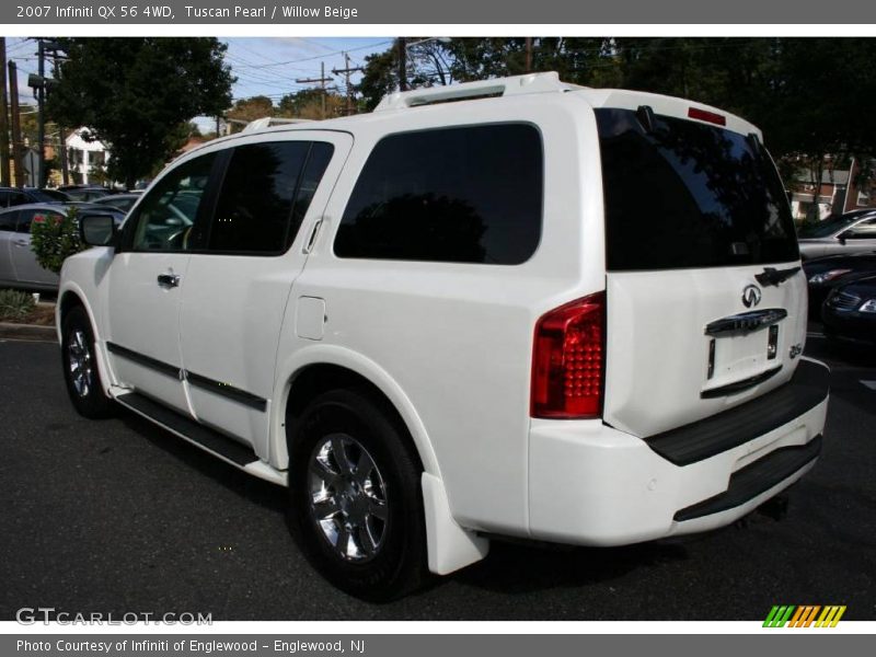 Tuscan Pearl / Willow Beige 2007 Infiniti QX 56 4WD