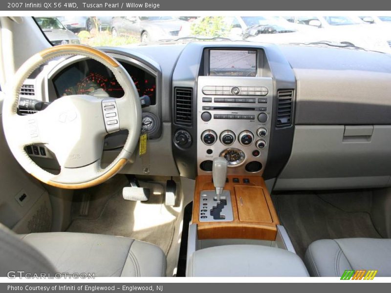 Tuscan Pearl / Willow Beige 2007 Infiniti QX 56 4WD