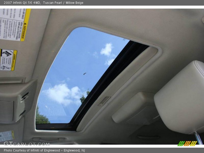 Tuscan Pearl / Willow Beige 2007 Infiniti QX 56 4WD