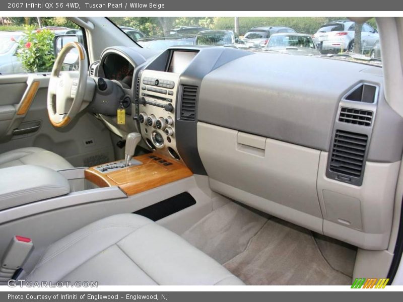 Tuscan Pearl / Willow Beige 2007 Infiniti QX 56 4WD