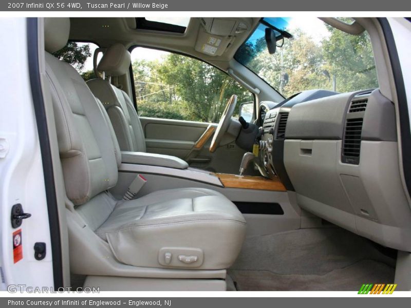 Tuscan Pearl / Willow Beige 2007 Infiniti QX 56 4WD