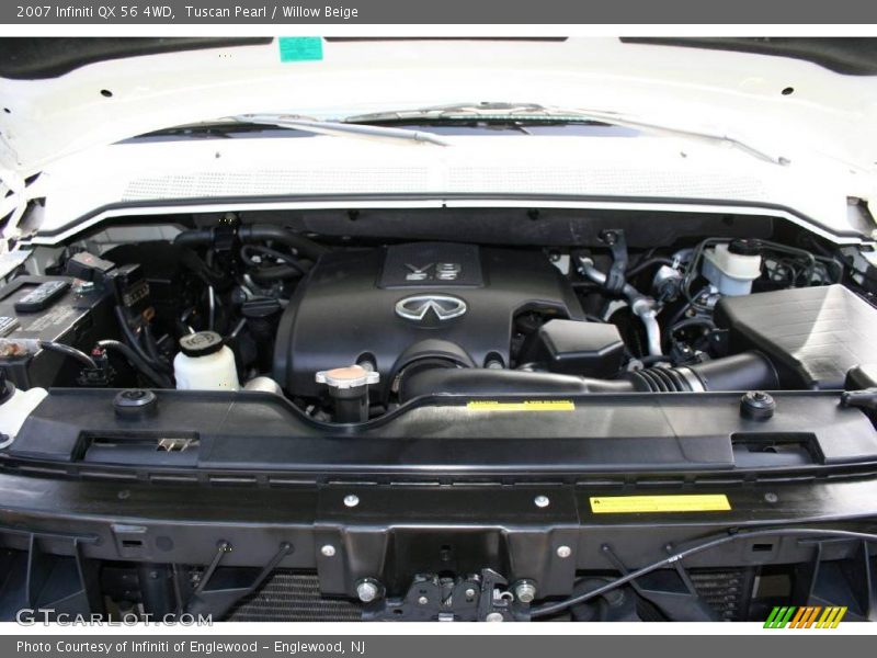 Tuscan Pearl / Willow Beige 2007 Infiniti QX 56 4WD
