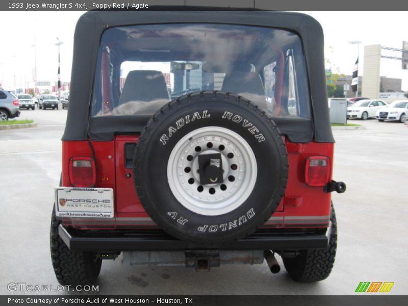 Poppy Red / Agate 1993 Jeep Wrangler S 4x4