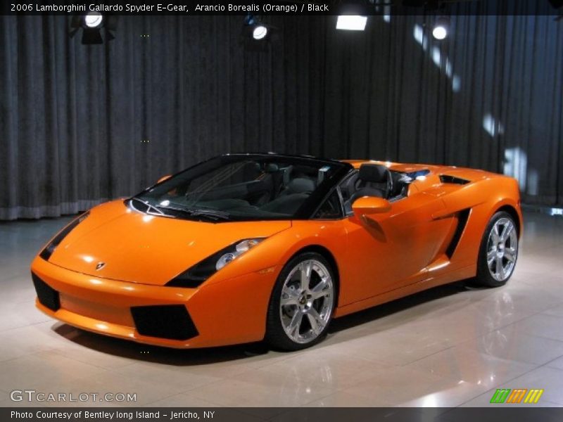 Arancio Borealis (Orange) / Black 2006 Lamborghini Gallardo Spyder E-Gear
