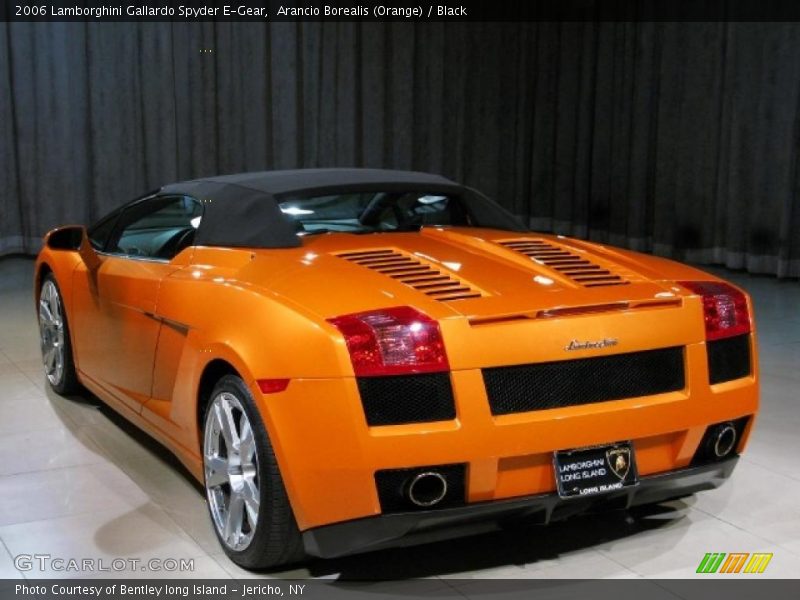 Arancio Borealis (Orange) / Black 2006 Lamborghini Gallardo Spyder E-Gear