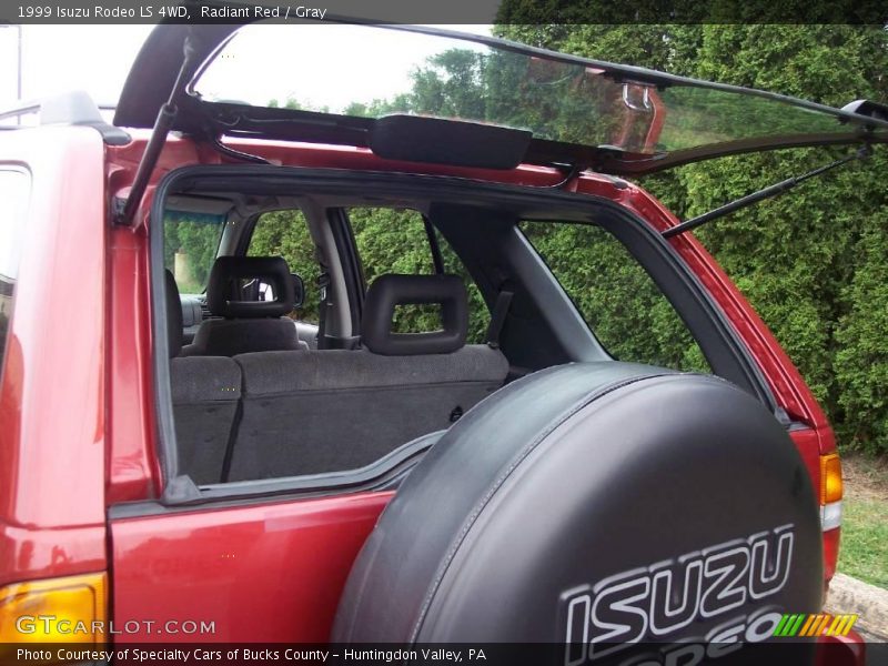 Radiant Red / Gray 1999 Isuzu Rodeo LS 4WD