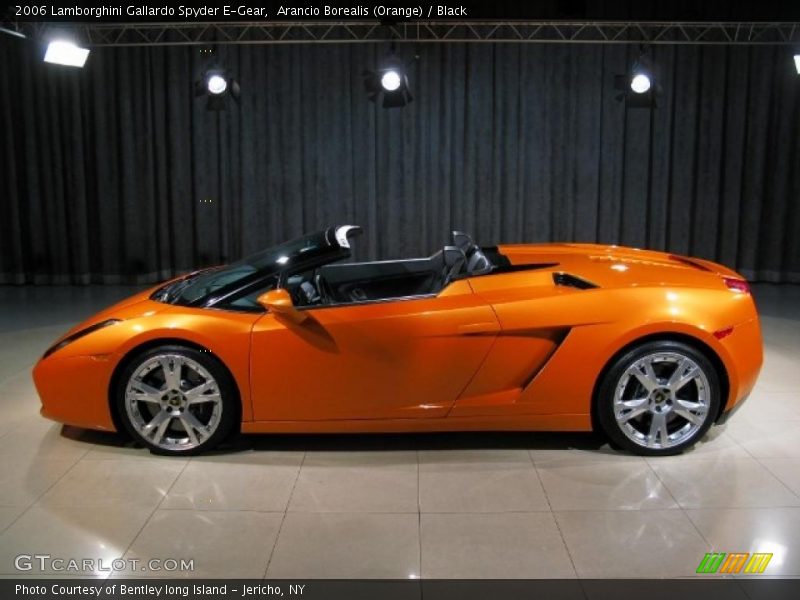Arancio Borealis (Orange) / Black 2006 Lamborghini Gallardo Spyder E-Gear
