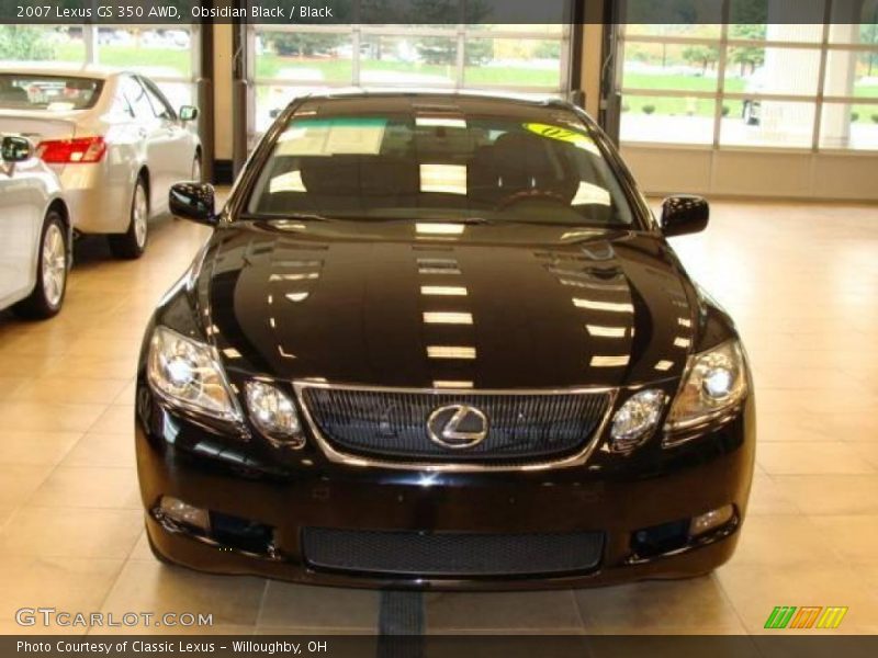 Obsidian Black / Black 2007 Lexus GS 350 AWD