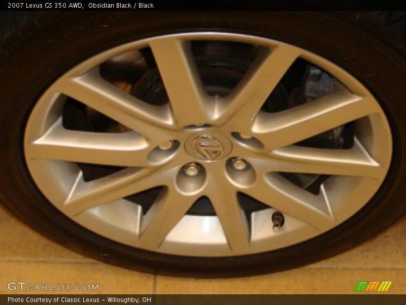 Obsidian Black / Black 2007 Lexus GS 350 AWD