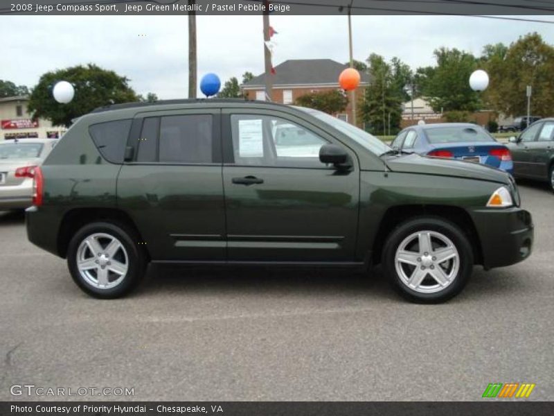 Jeep Green Metallic / Pastel Pebble Beige 2008 Jeep Compass Sport