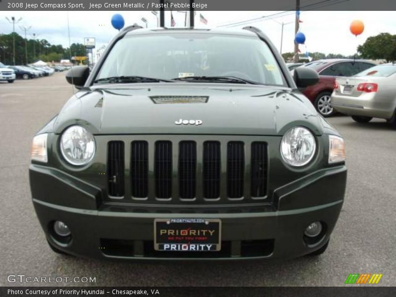 Jeep Green Metallic / Pastel Pebble Beige 2008 Jeep Compass Sport