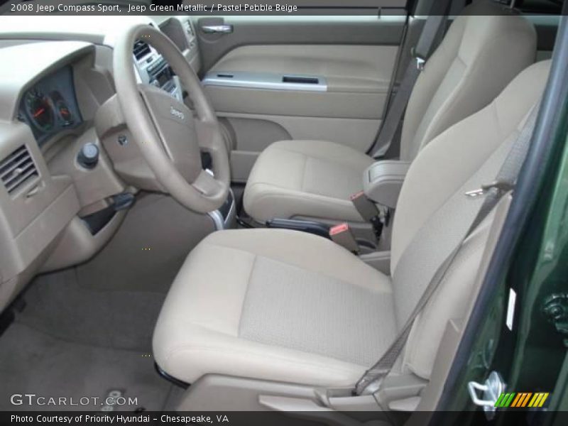 Jeep Green Metallic / Pastel Pebble Beige 2008 Jeep Compass Sport