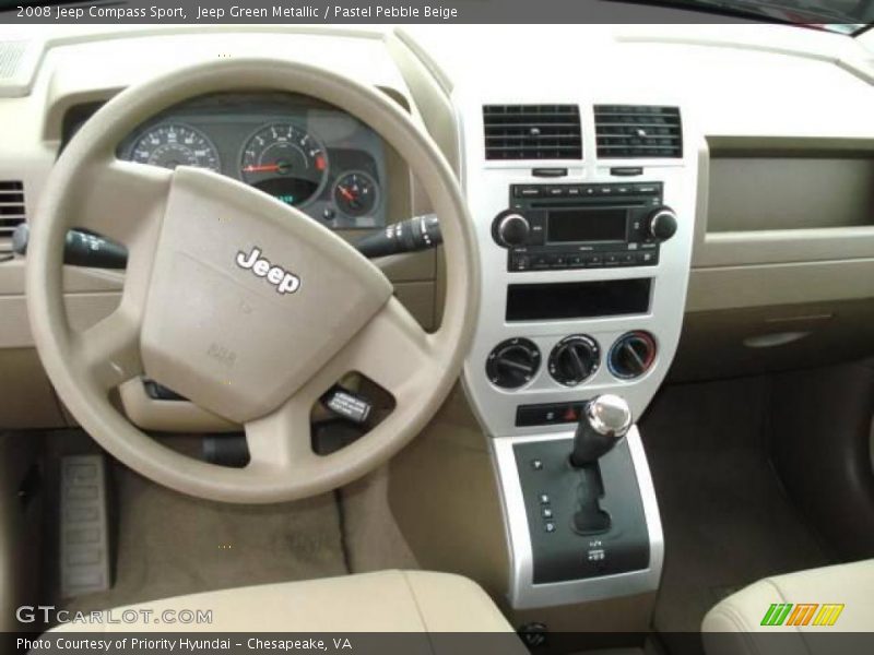 Jeep Green Metallic / Pastel Pebble Beige 2008 Jeep Compass Sport