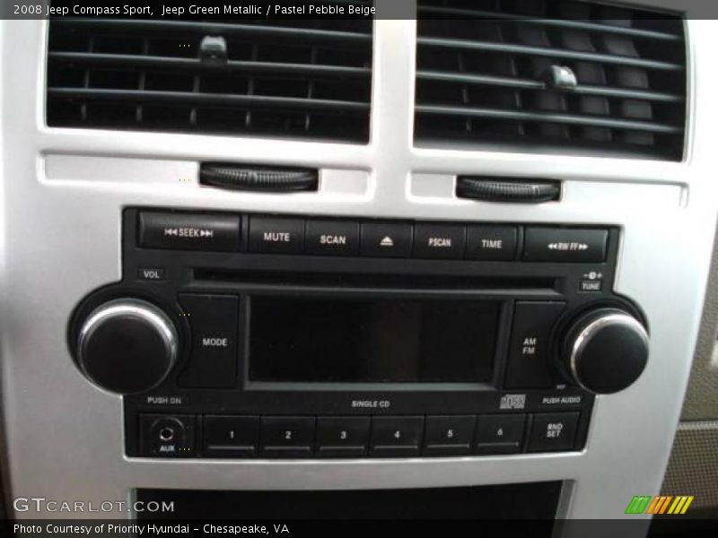 Jeep Green Metallic / Pastel Pebble Beige 2008 Jeep Compass Sport