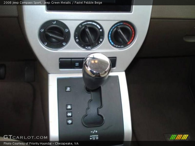 Jeep Green Metallic / Pastel Pebble Beige 2008 Jeep Compass Sport