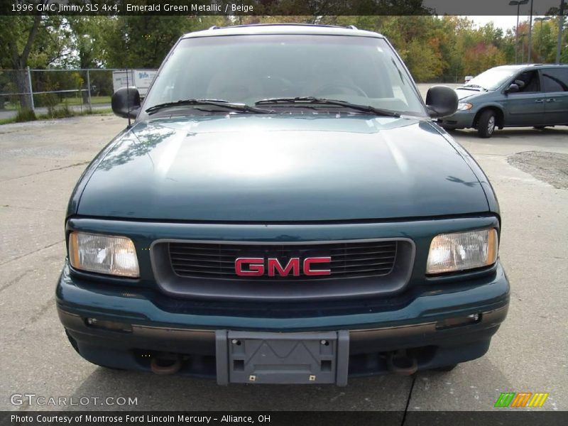 Emerald Green Metallic / Beige 1996 GMC Jimmy SLS 4x4