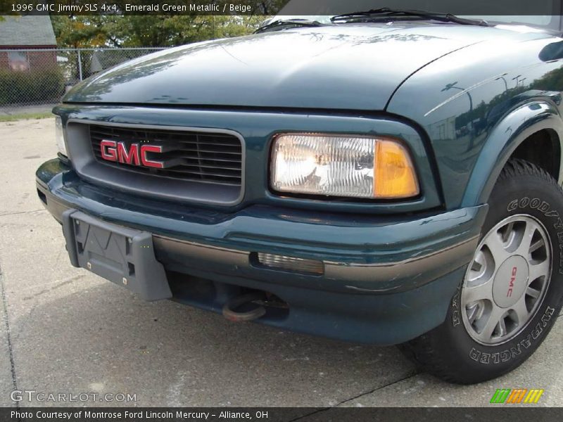 Emerald Green Metallic / Beige 1996 GMC Jimmy SLS 4x4