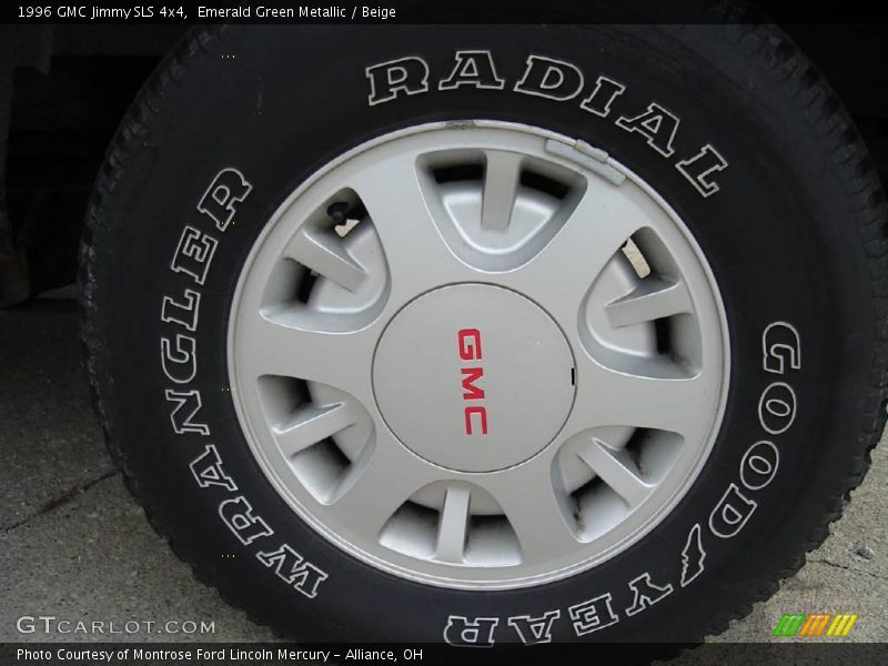 Emerald Green Metallic / Beige 1996 GMC Jimmy SLS 4x4