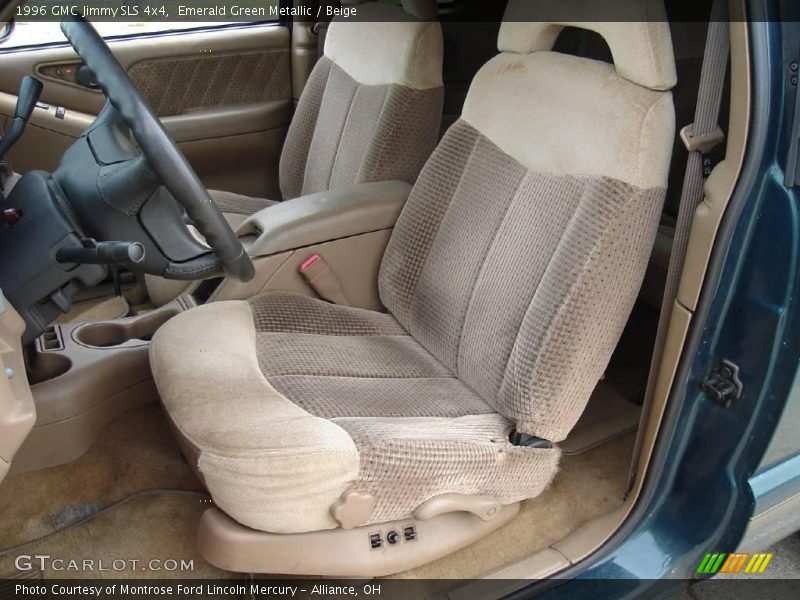 Emerald Green Metallic / Beige 1996 GMC Jimmy SLS 4x4